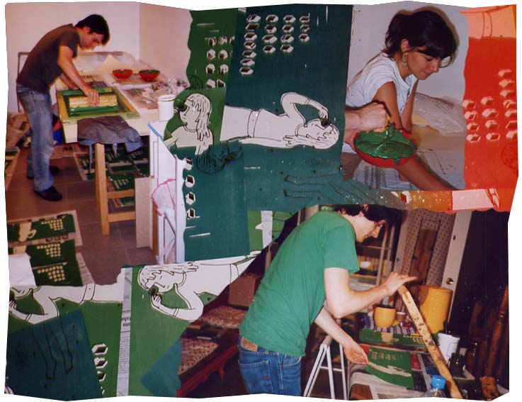 Serigrafiando Una casa para siempre